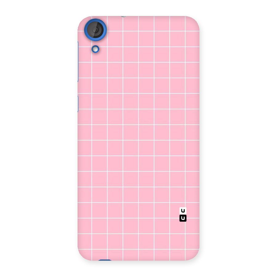 Pink Checks Back Case for HTC Desire 820