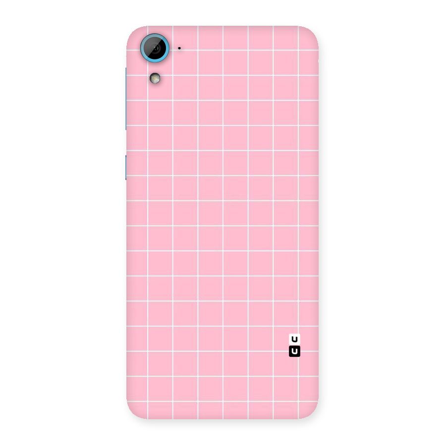 Pink Checks Back Case for HTC Desire 826