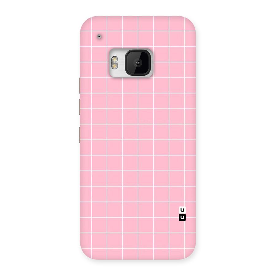 Pink Checks Back Case for HTC One M9