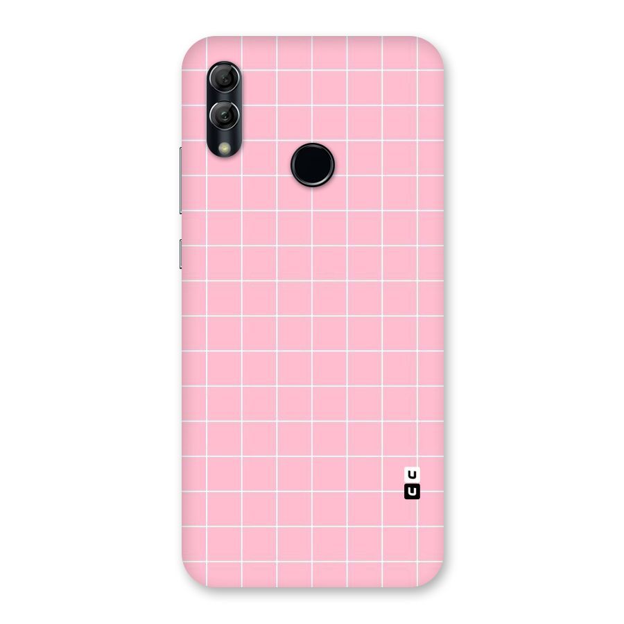 Pink Checks Back Case for Honor 10 Lite