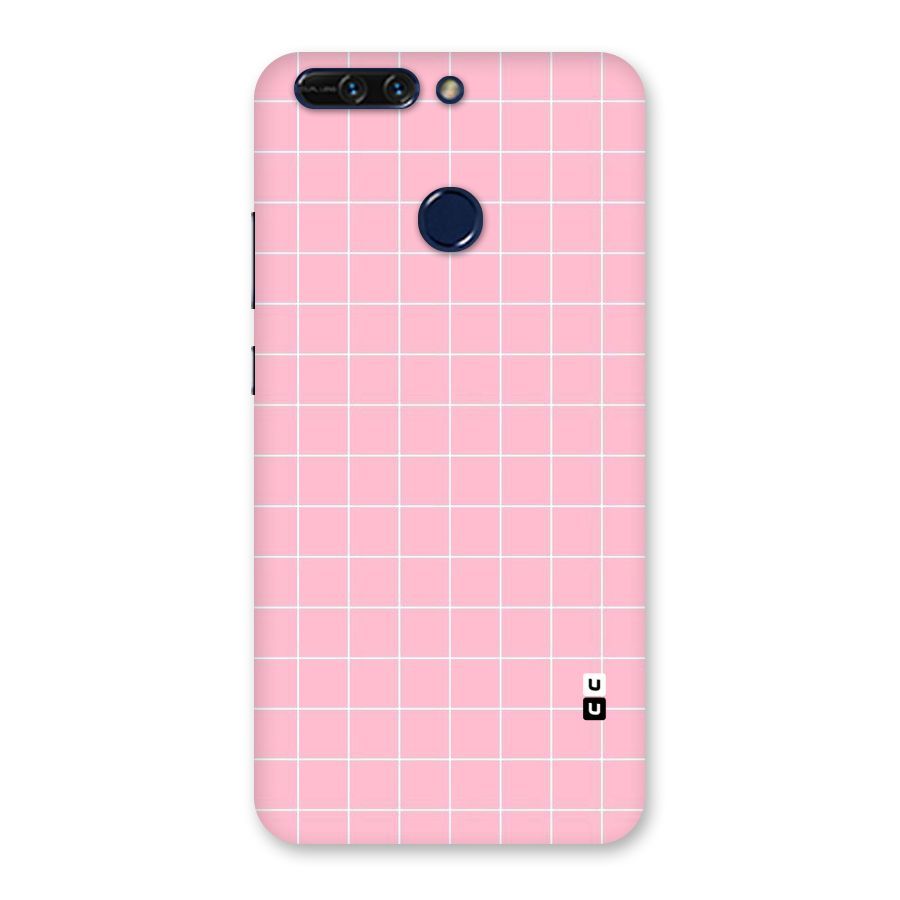 Pink Checks Back Case for Honor 8 Pro