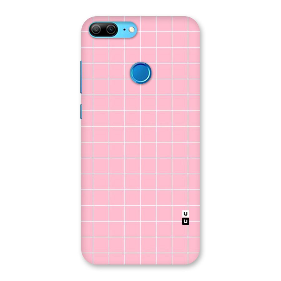 Pink Checks Back Case for Honor 9 Lite