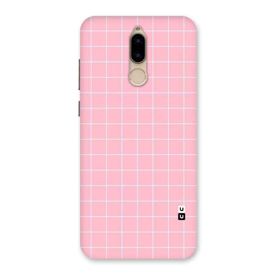 Pink Checks Back Case for Honor 9i