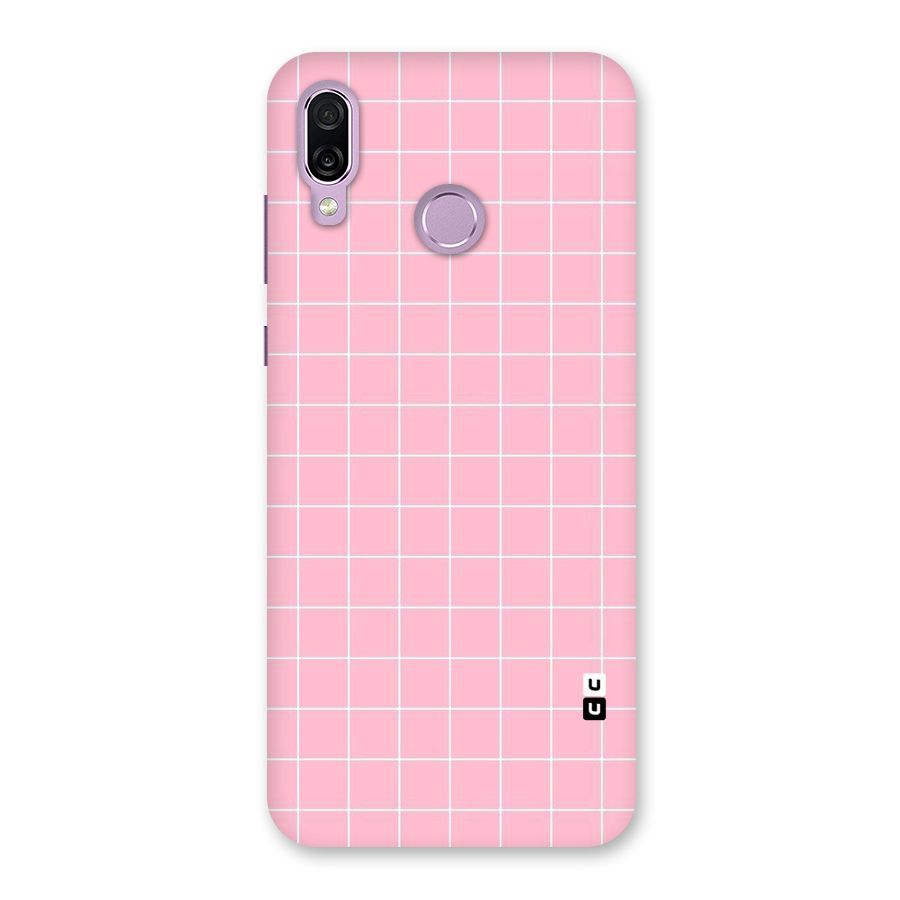 Pink Checks Back Case for Honor Play