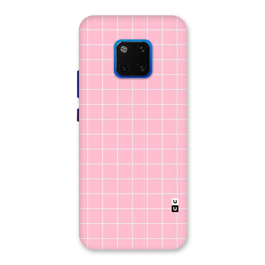 Pink Checks Back Case for Huawei Mate 20 Pro