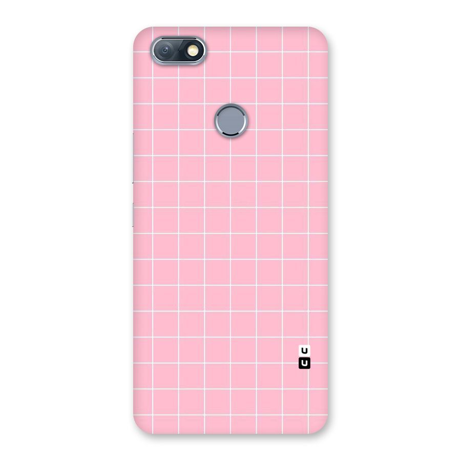 Pink Checks Back Case for Infinix Note 5
