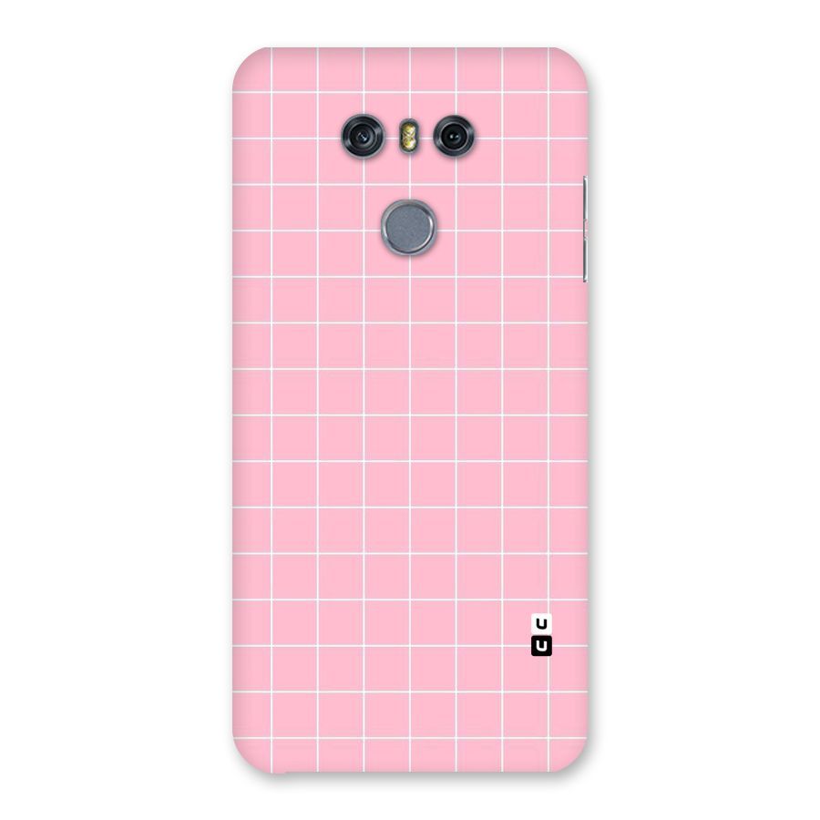 Pink Checks Back Case for LG G6