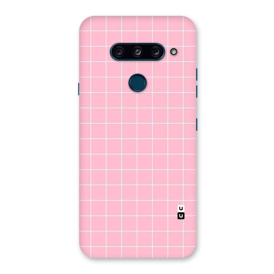 Pink Checks Back Case for LG  V40 ThinQ
