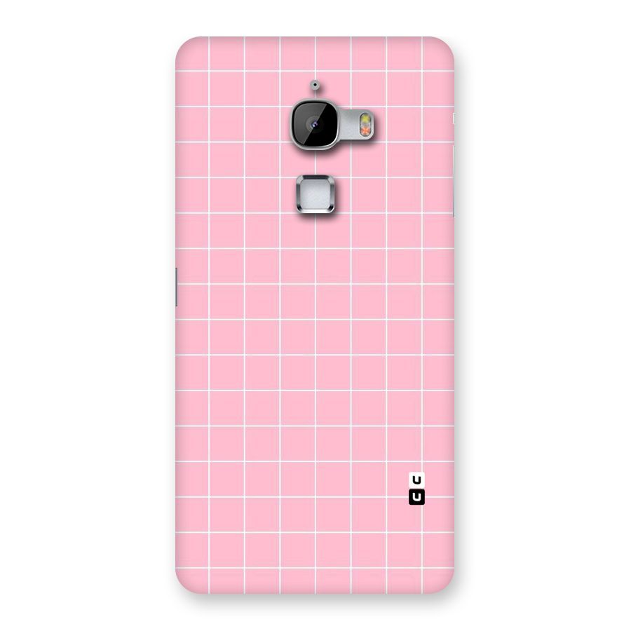 Pink Checks Back Case for LeTv Le Max
