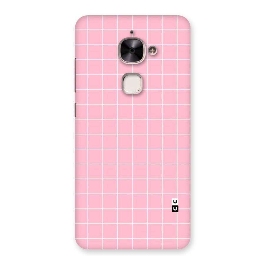 Pink Checks Back Case for Le 2