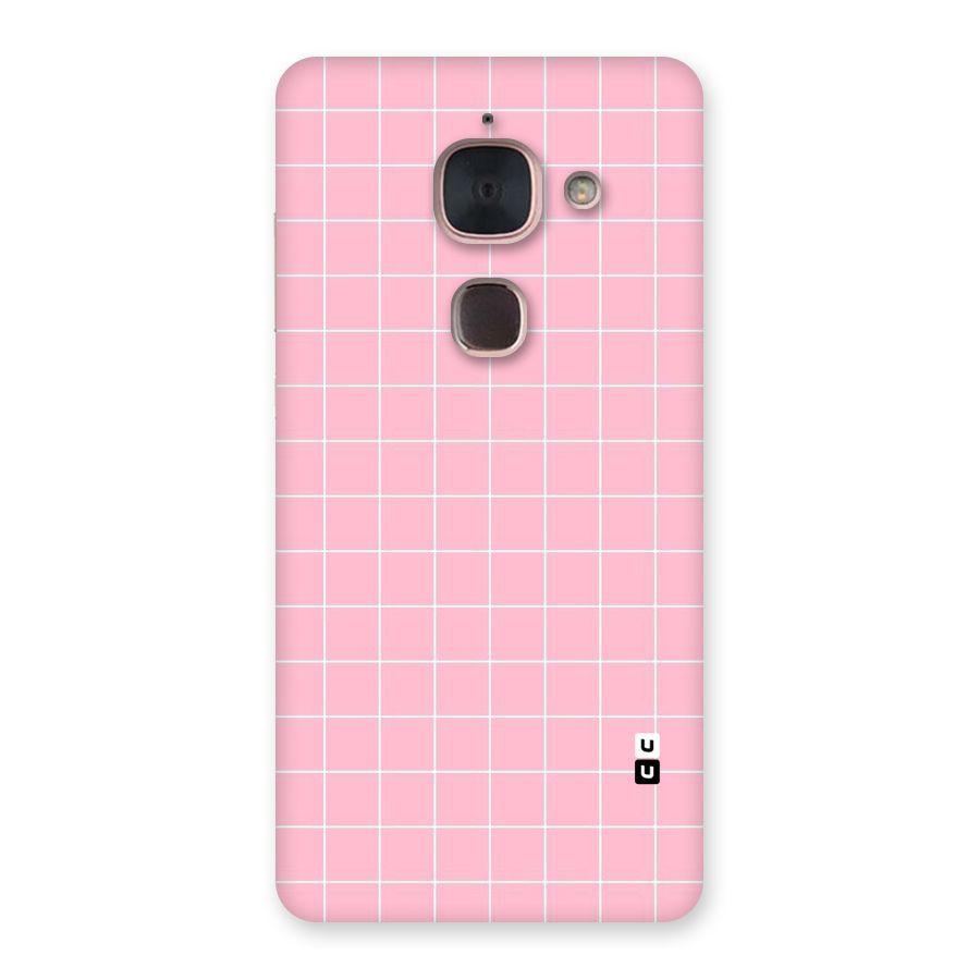 Pink Checks Back Case for Le Max 2