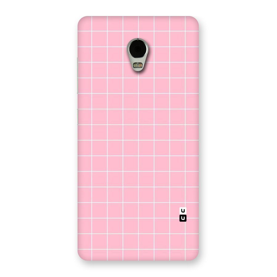 Pink Checks Back Case for Lenovo Vibe P1