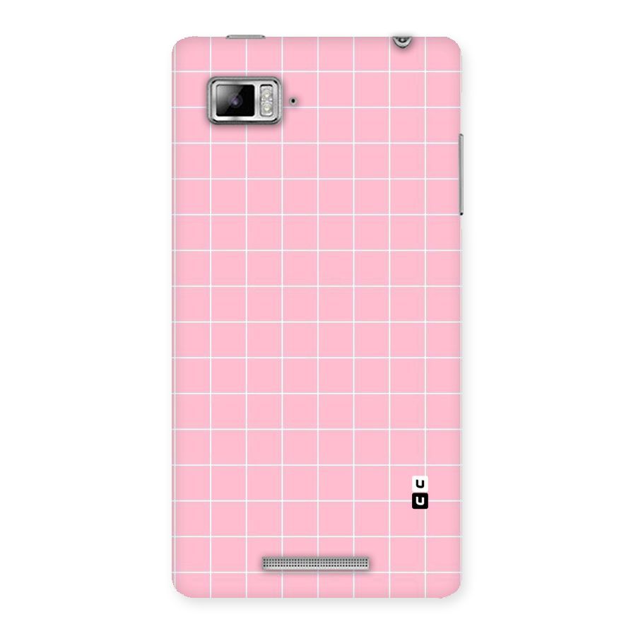 Pink Checks Back Case for Lenovo Vibe Z K910