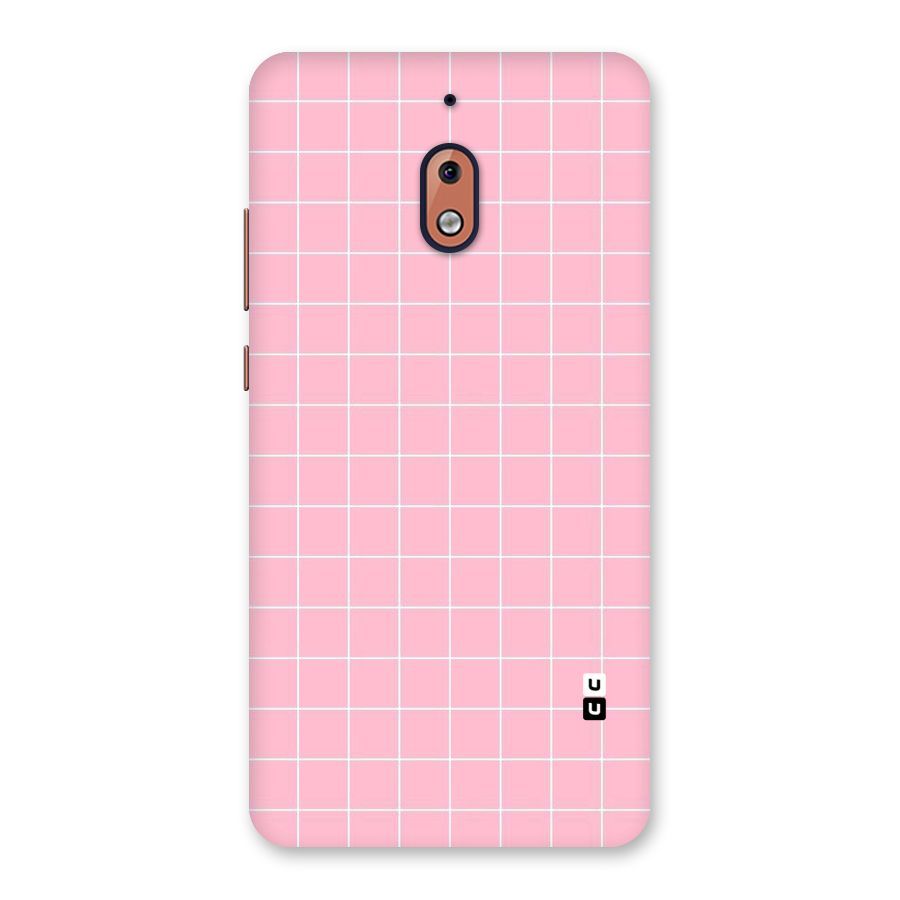 Pink Checks Back Case for Nokia 2.1