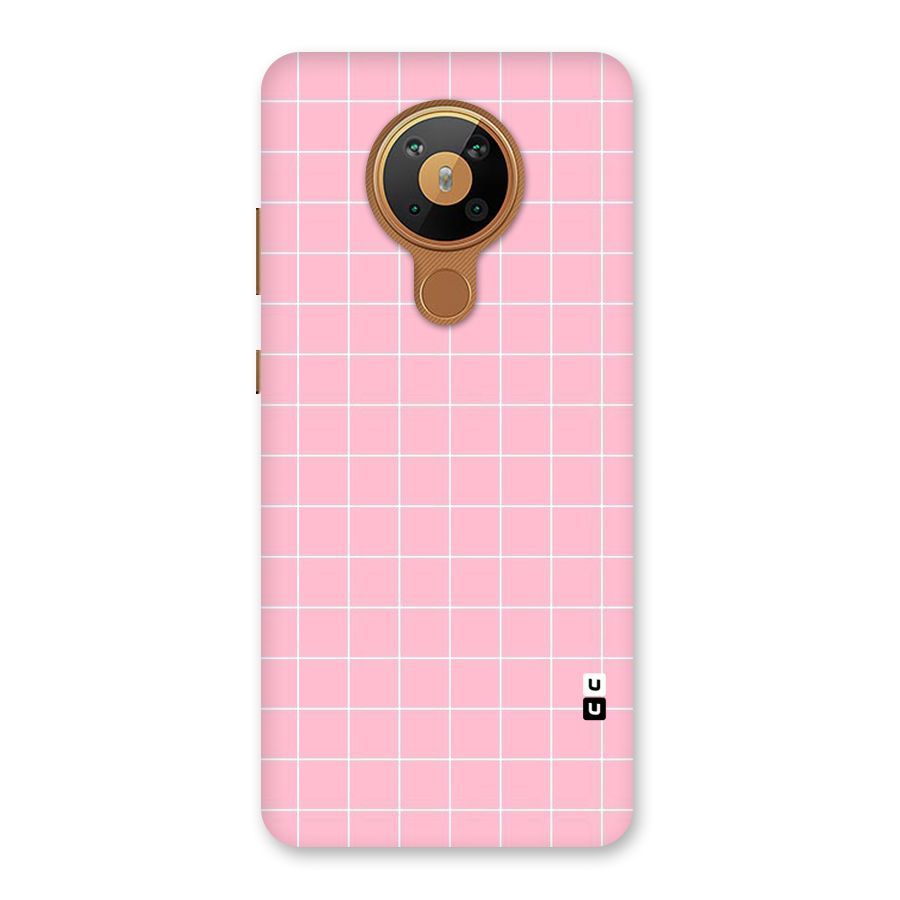Pink Checks Back Case for Nokia 5.3