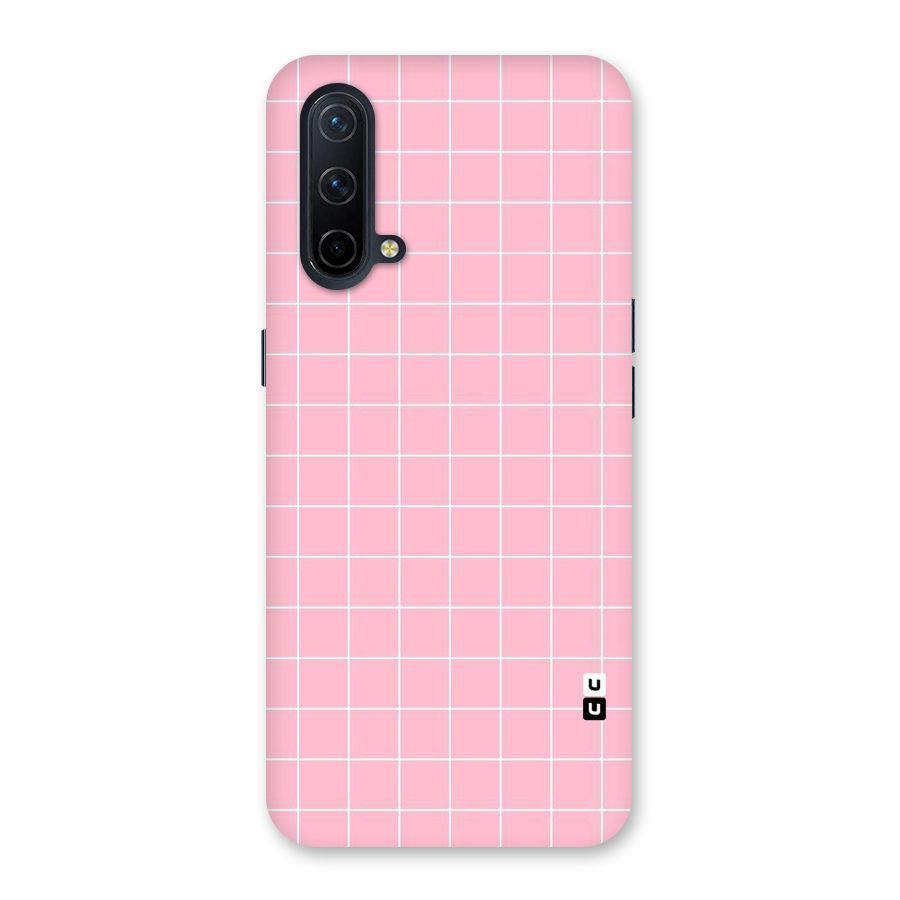 Pink Checks Back Case for OnePlus Nord CE 5G