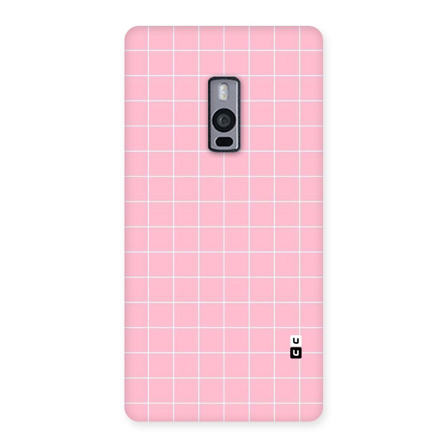 Pink Checks Back Case for OnePlus Two