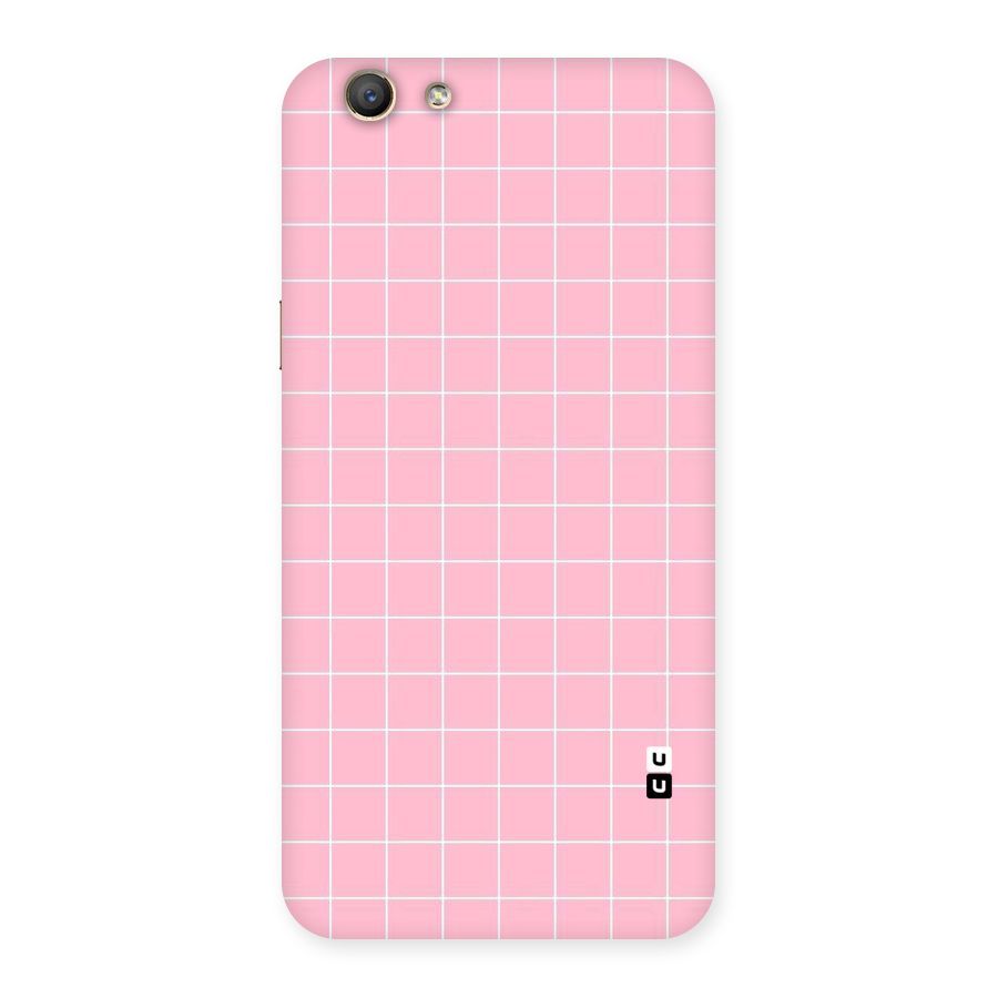 Pink Checks Back Case for Oppo A59