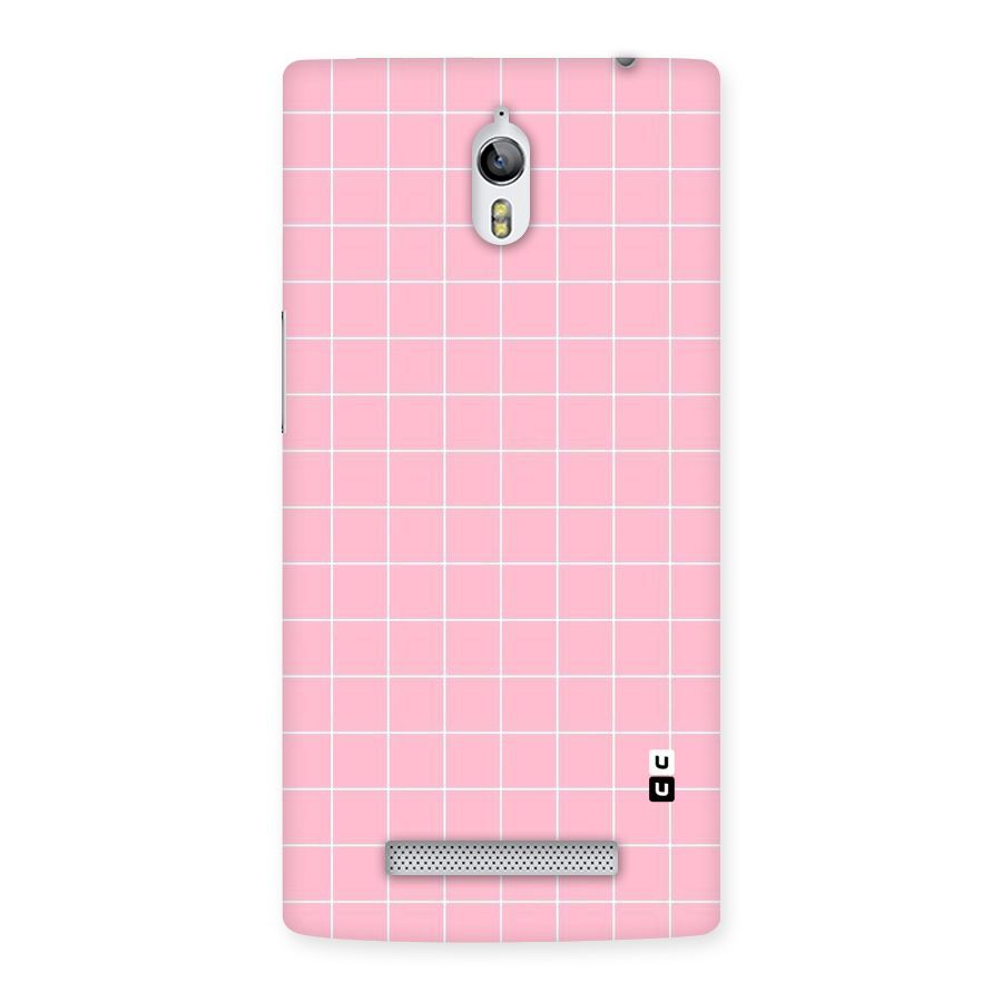 Pink Checks Back Case for Oppo Find 7