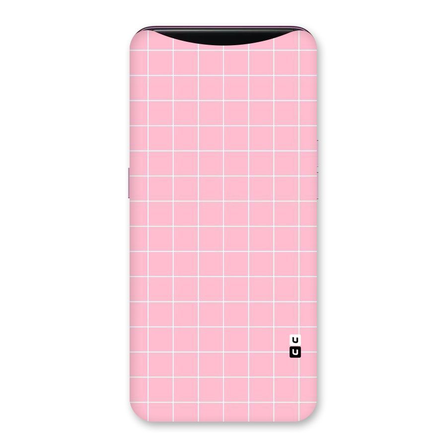 Pink Checks Back Case for Oppo Find X