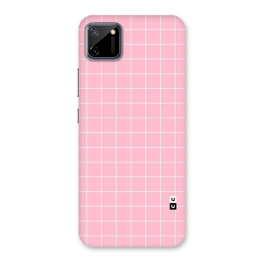Pink Checks Back Case for Realme C11