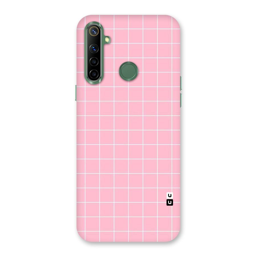 Pink Checks Back Case for Realme Narzo 10