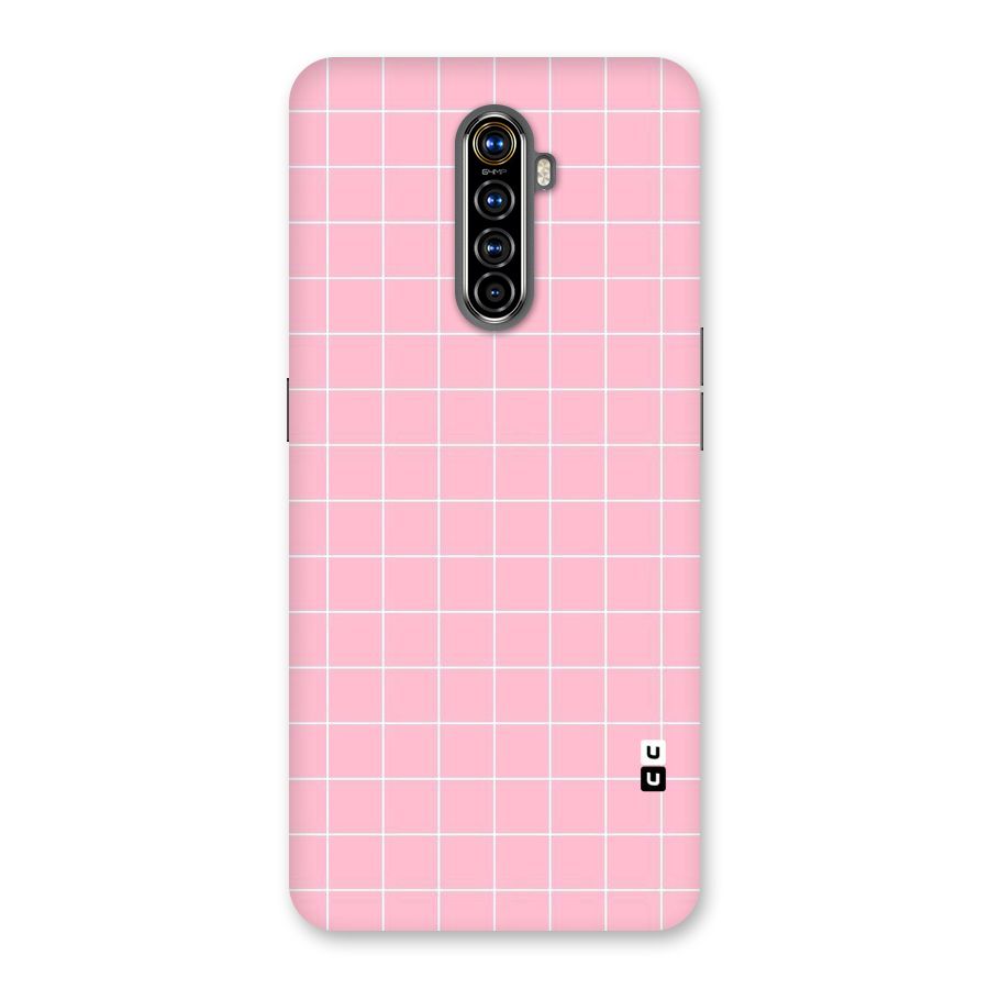 Pink Checks Back Case for Realme X2 Pro