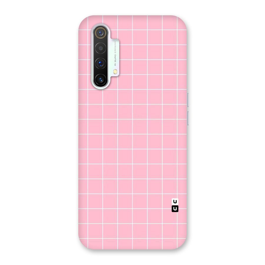 Pink Checks Back Case for Realme X3