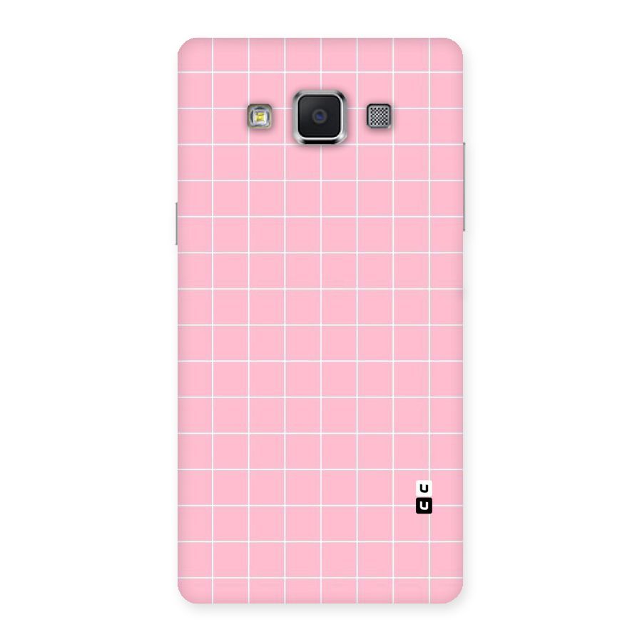 Pink Checks Back Case for Samsung Galaxy A5