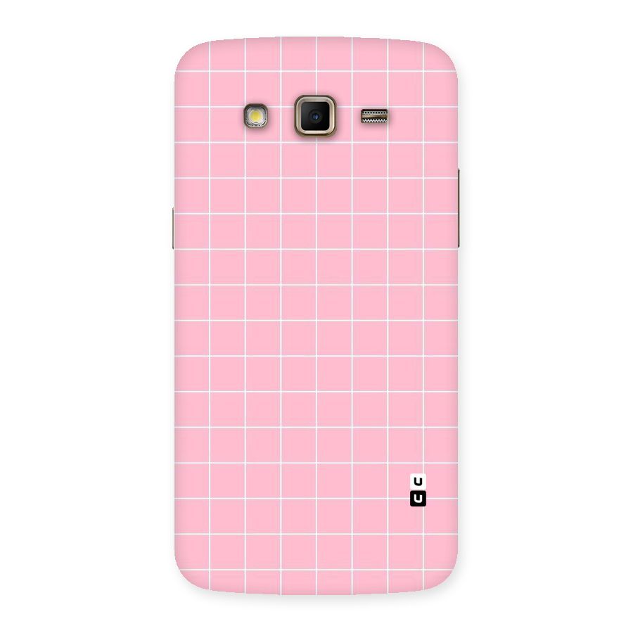 Pink Checks Back Case for Samsung Galaxy Grand 2
