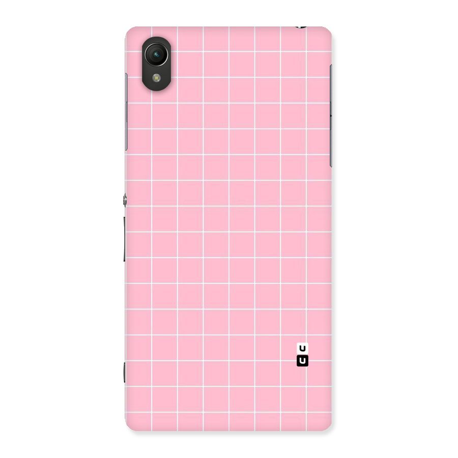 Pink Checks Back Case for Sony Xperia Z2