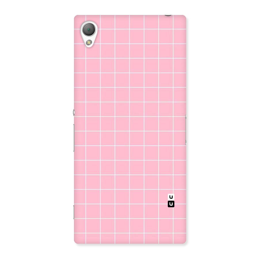 Pink Checks Back Case for Sony Xperia Z3
