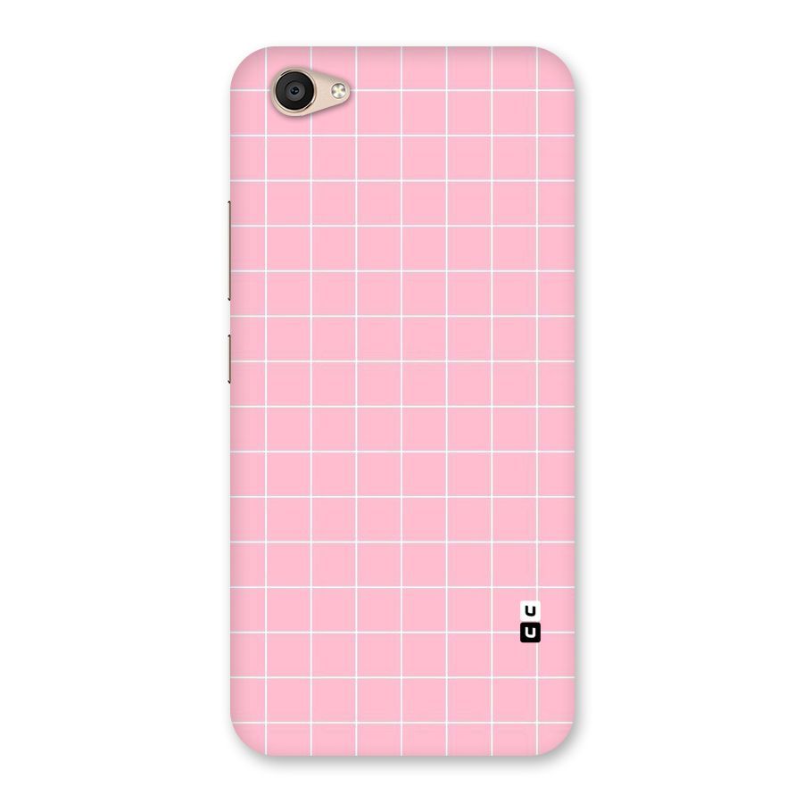Pink Checks Back Case for Vivo V5 Plus
