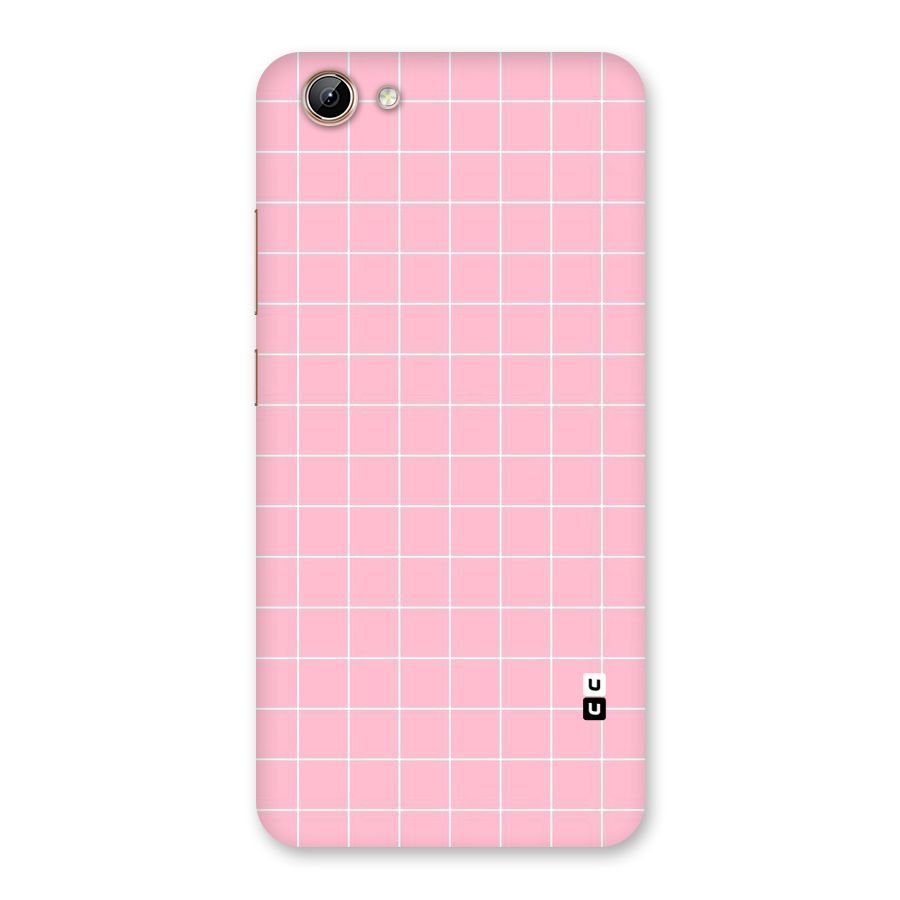Pink Checks Back Case for Vivo Y71i