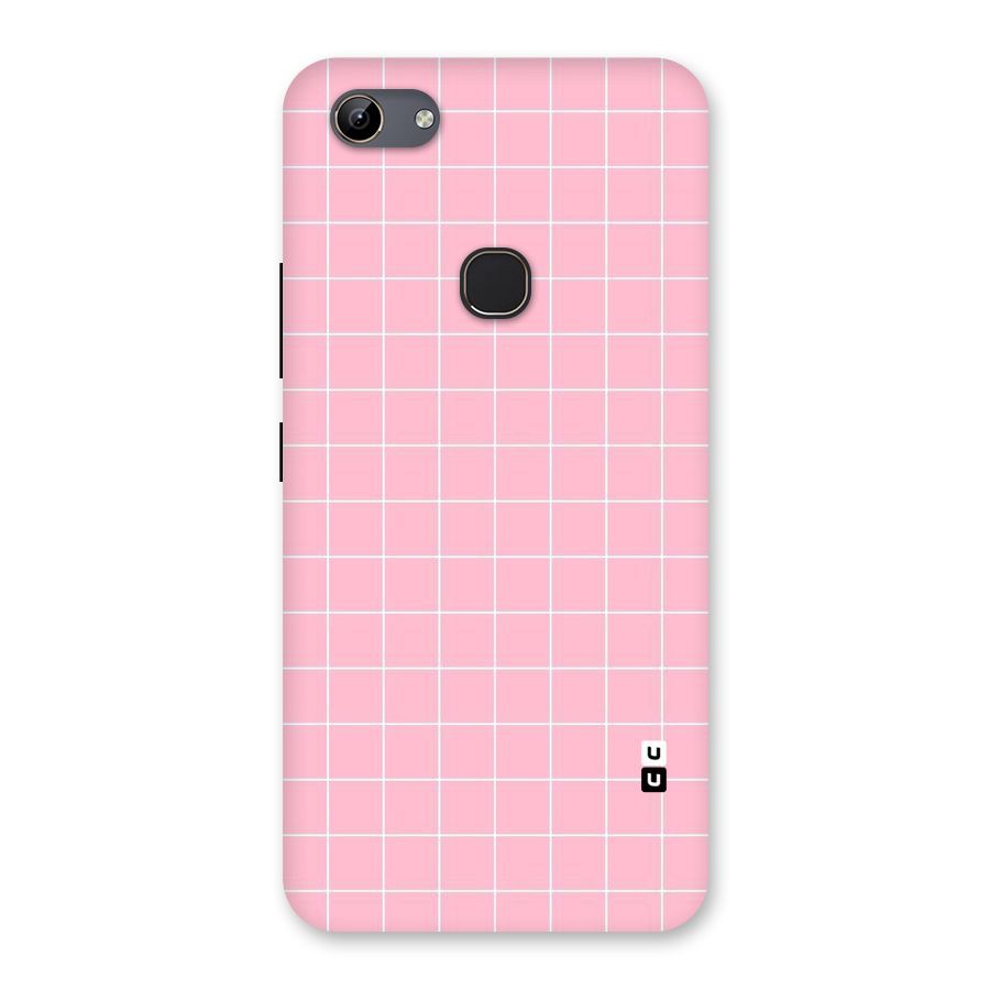Pink Checks Back Case for Vivo Y81
