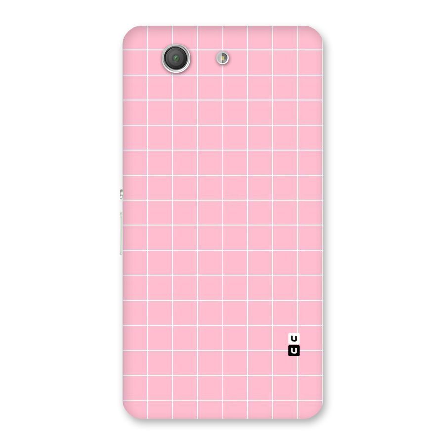 Pink Checks Back Case for Xperia Z3 Compact