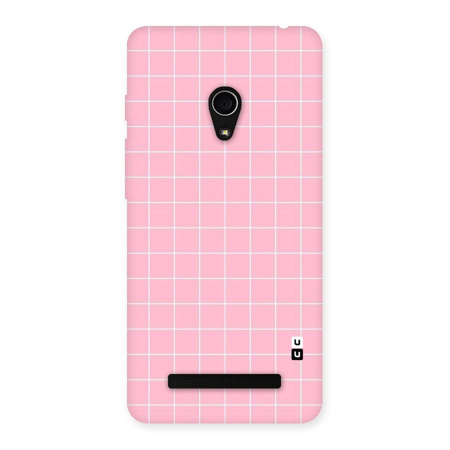 Pink Checks Back Case for Zenfone 5