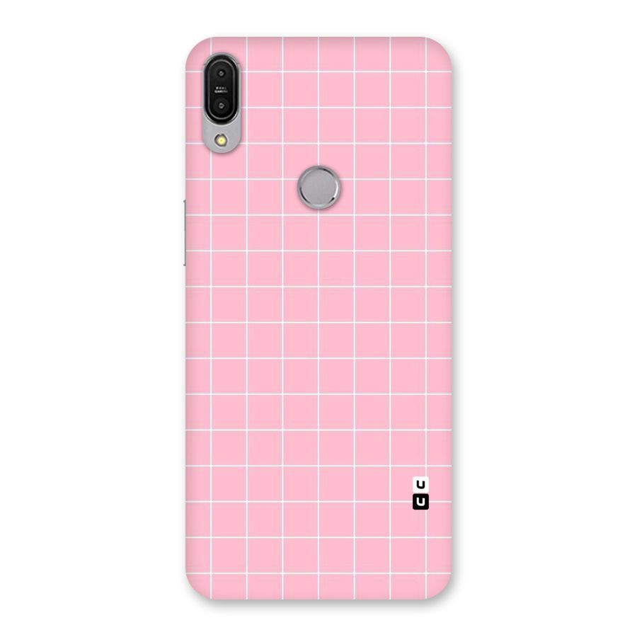 Pink Checks Back Case for Zenfone Max Pro M1