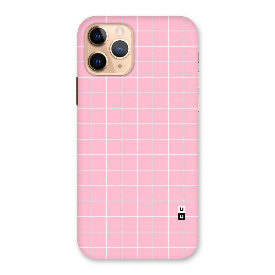 Pink Checks Back Case for iPhone 11 Pro