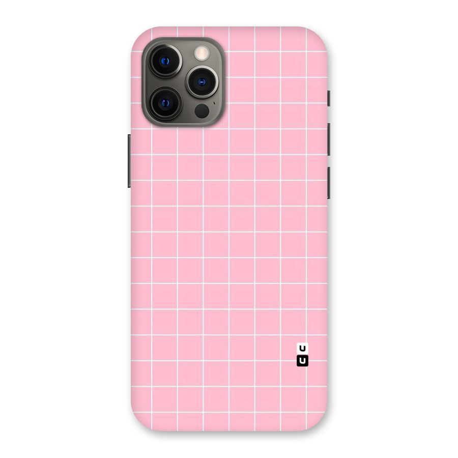Pink Checks Back Case for iPhone 12 Pro Max