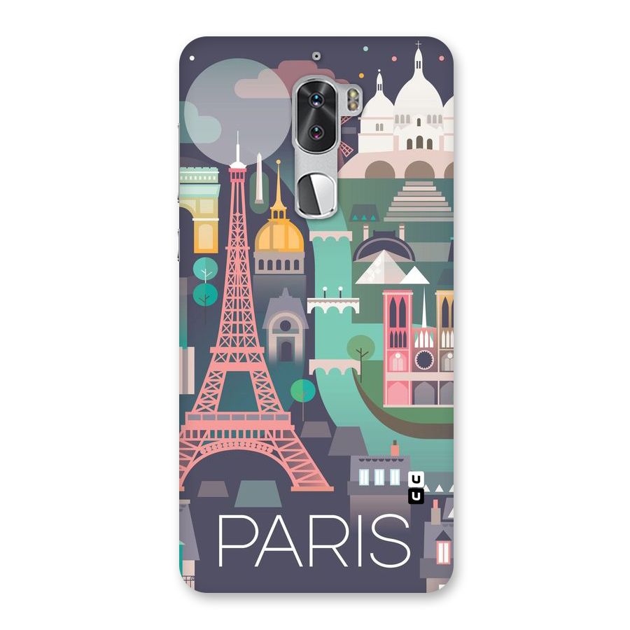Pink Cute Tower Back Case for Coolpad Cool 1
