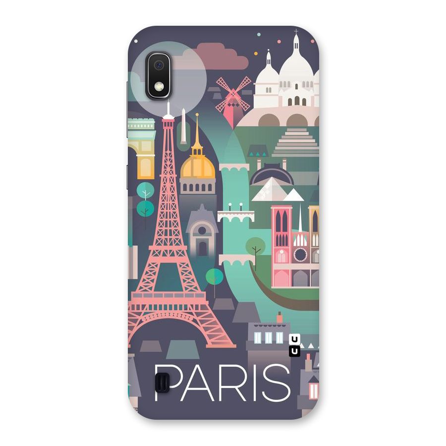 Pink Cute Tower Back Case for Galaxy A10