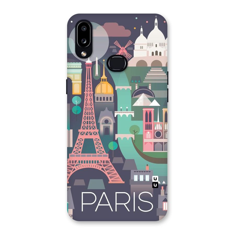 Pink Cute Tower Back Case for Galaxy A10s
