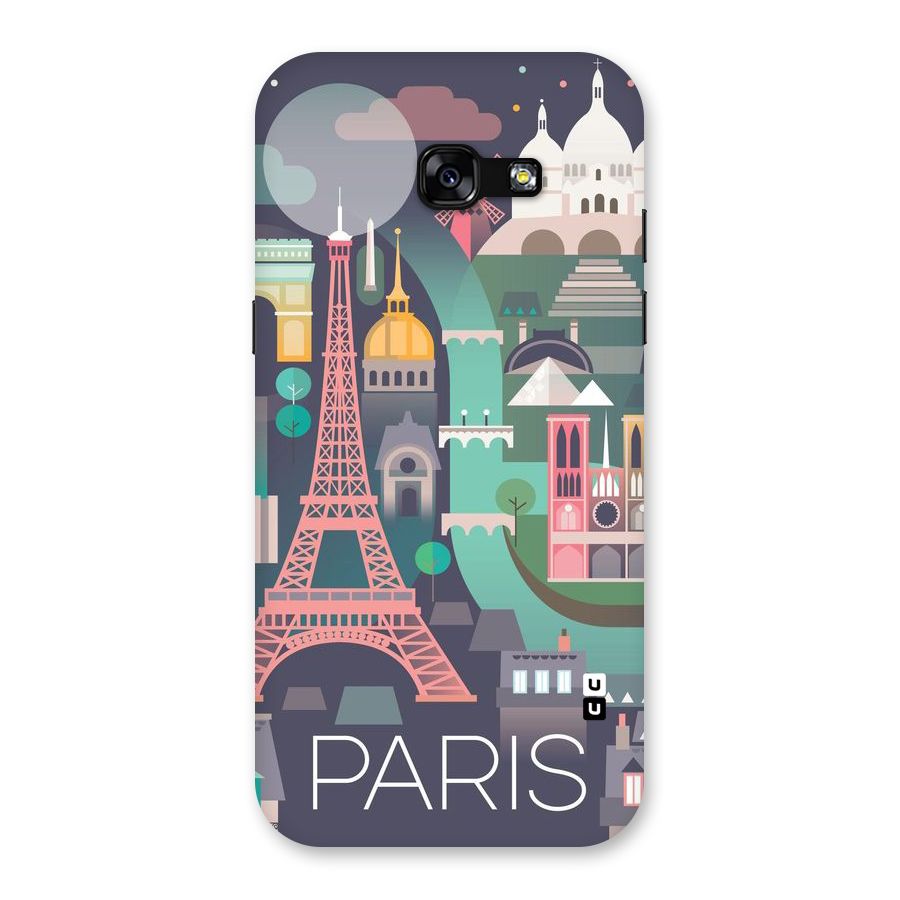 Pink Cute Tower Back Case for Galaxy A5 2017