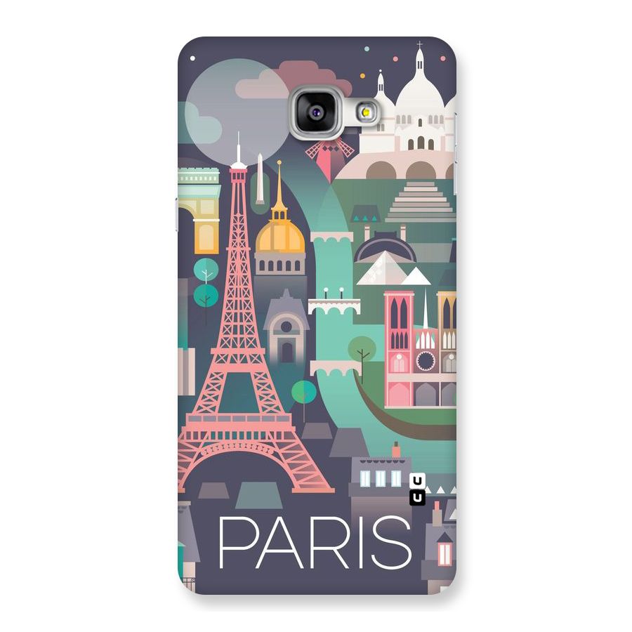 Pink Cute Tower Back Case for Galaxy A9