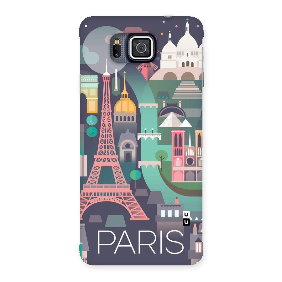 Pink Cute Tower Back Case for Galaxy Alpha