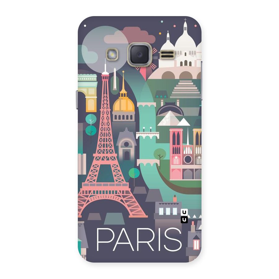 Pink Cute Tower Back Case for Galaxy J2