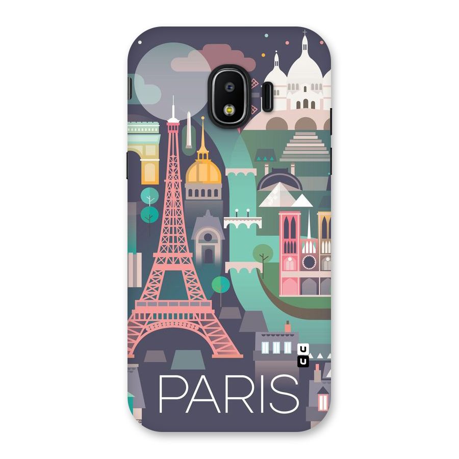 Pink Cute Tower Back Case for Galaxy J2 Pro 2018