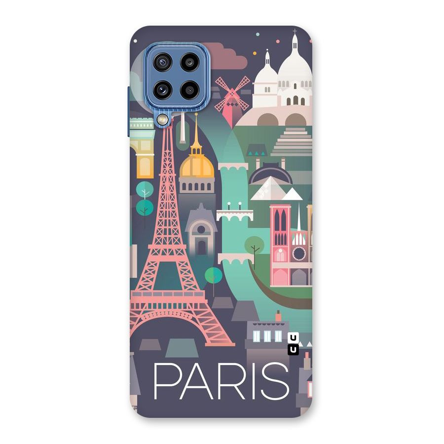 Pink Cute Tower Back Case for Galaxy M32