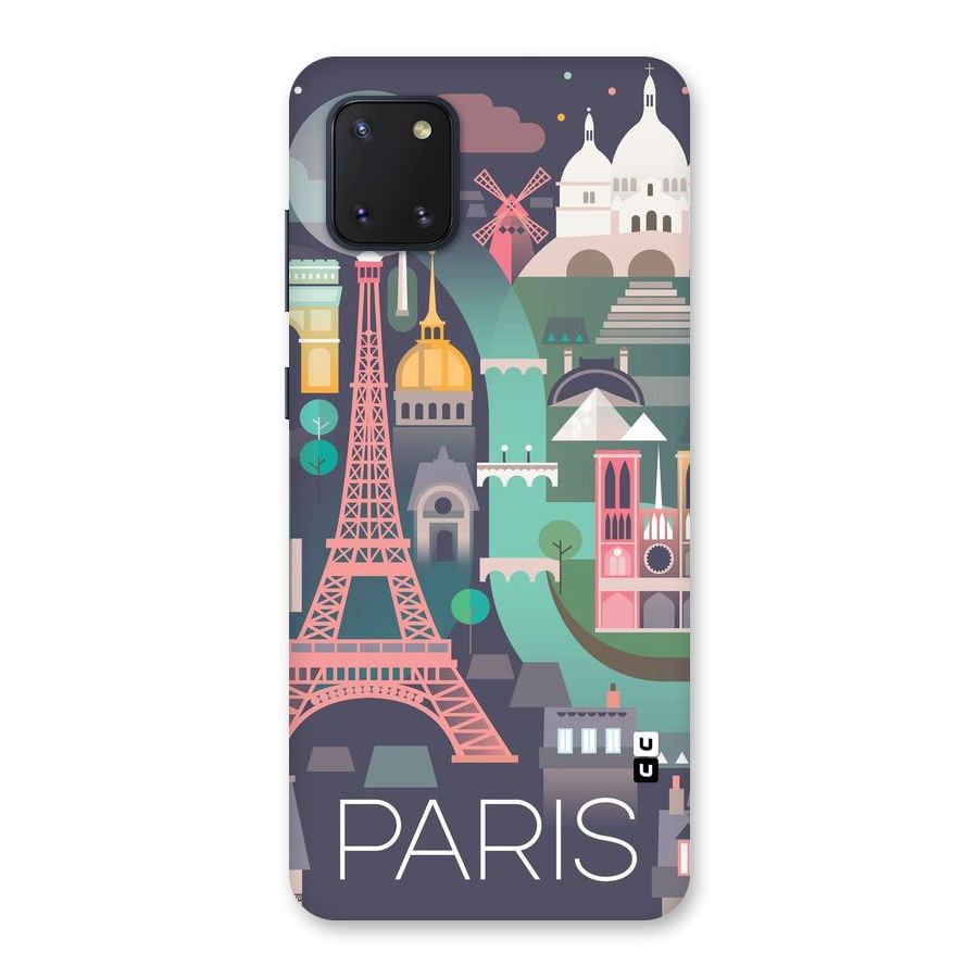 Pink Cute Tower Back Case for Galaxy Note 10 Lite